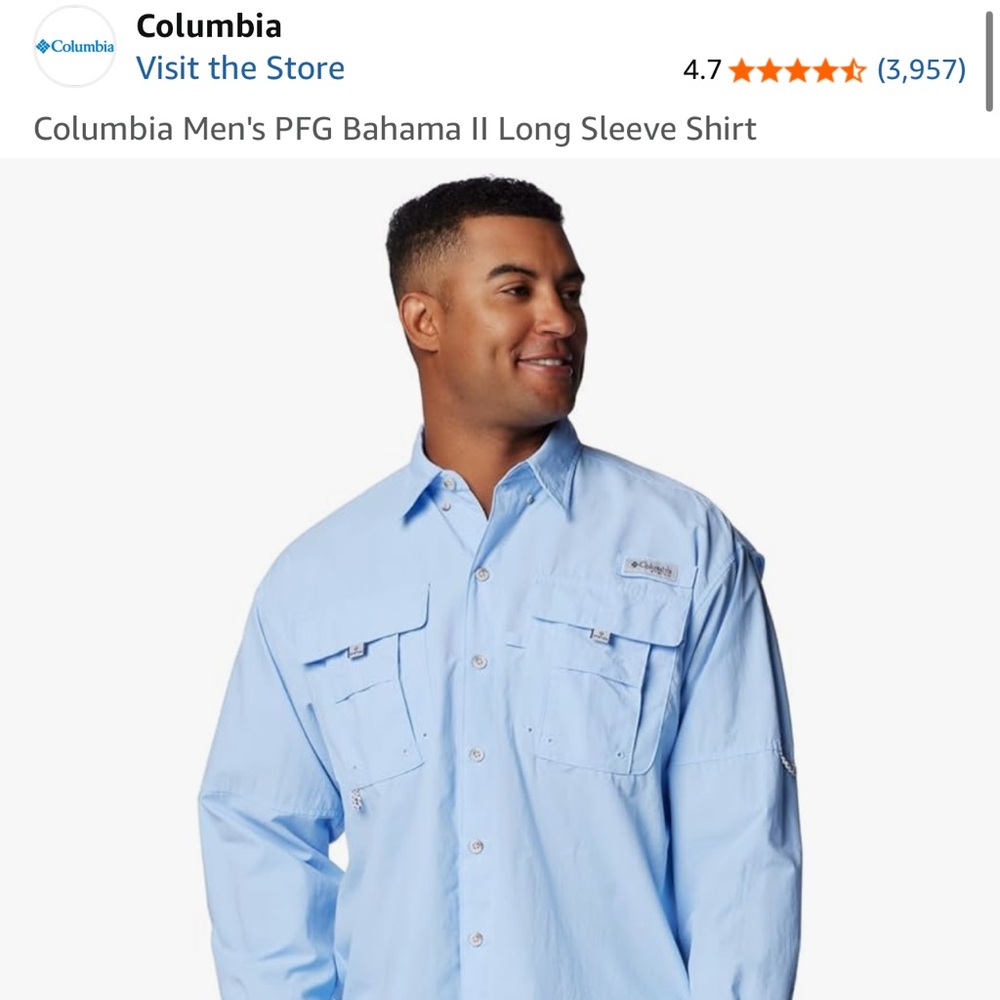 Columbia Men’s PFG Bahama II Long Sleeve Shirt
